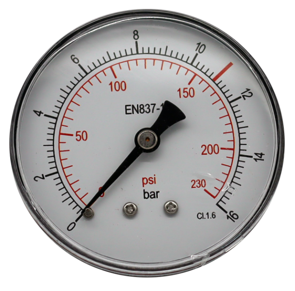 Manometer für Druckbehälter